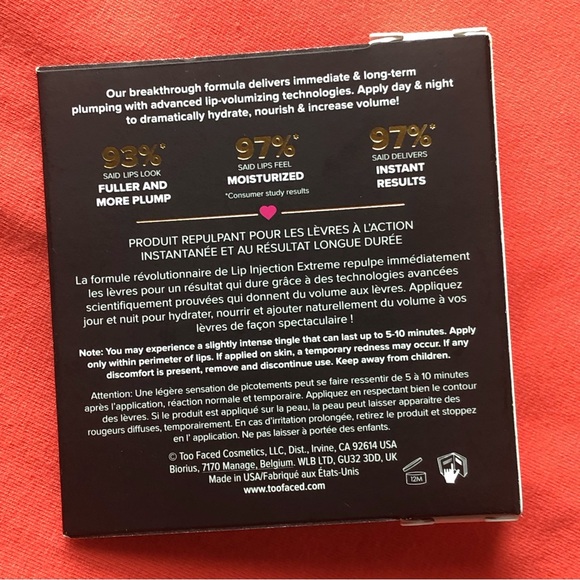 💄 Too Faced Lip Injection Extreme Gloss 💄 - Picture 4 of 6